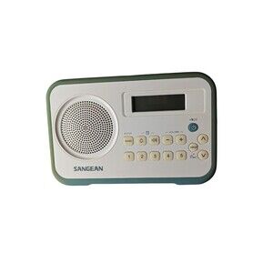 Sangean PR-D18 AM/FM Portable Digital Radio w/ Power Adapter - Tested Working